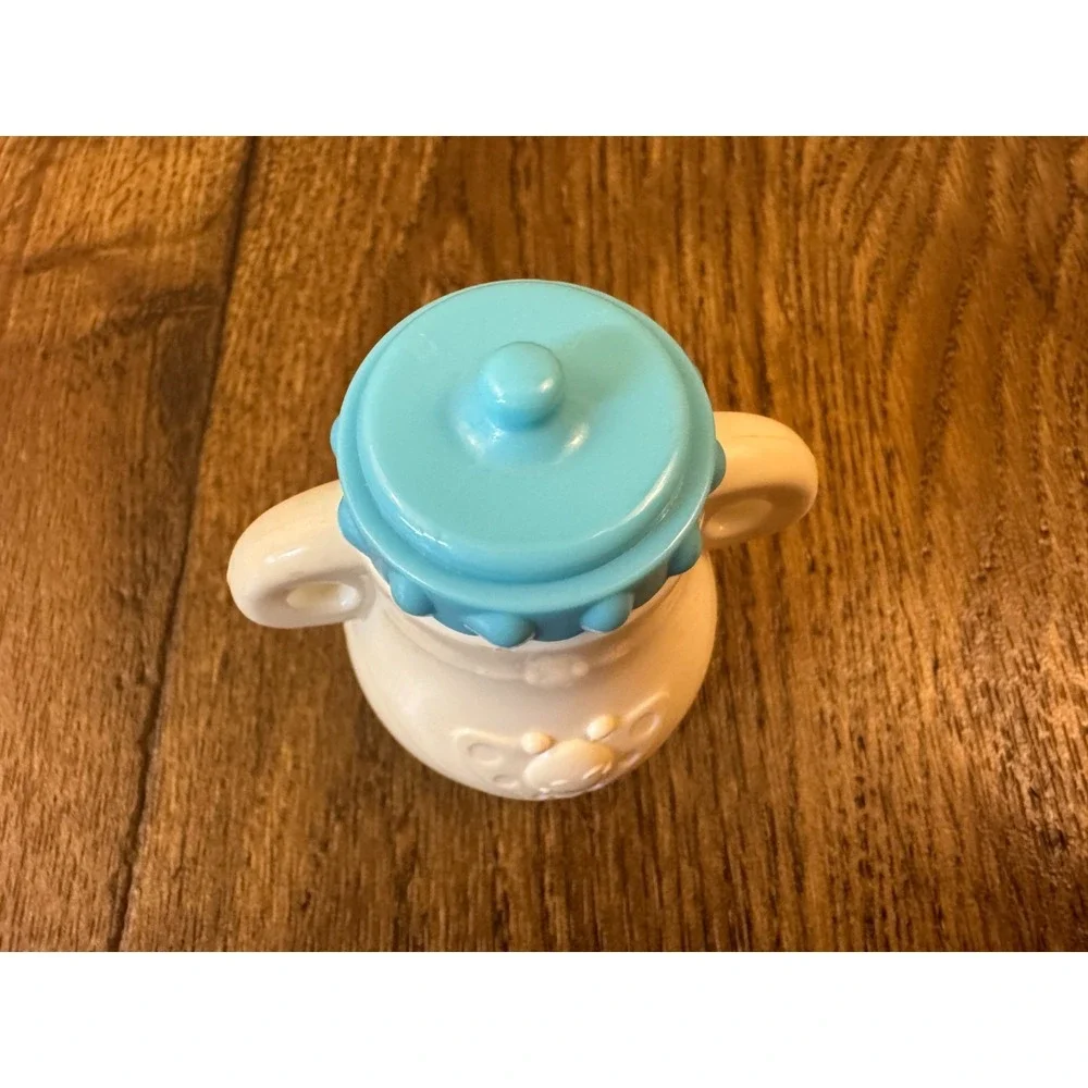 Hasbro‎ Baby Alive Baby Go Bye Bye Doll Bottle Blue White Replacement 2007 Cup